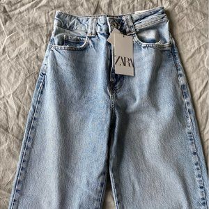 ZARA SUPER HIGH RISE VINTAGE SLIM FIT JEANS